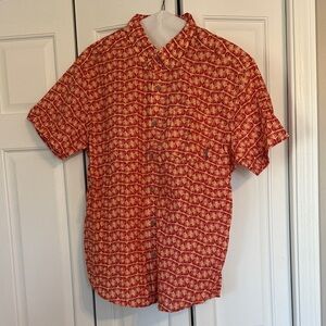 Eddie Bauer Classic Fit  Fox Print